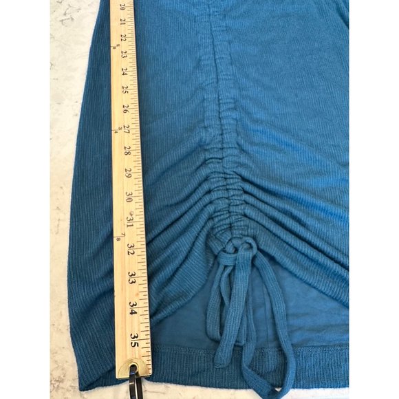 Free People Sundown Cowl Neck Ruched Mini Dress Size Small - Picture 10 of 16